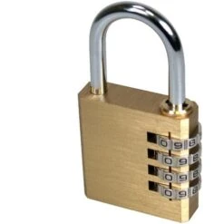 Cadenas à Chiffres En Laiton 40 Mm