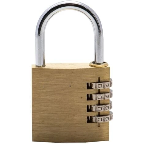 Cadenas à Chiffres En Laiton 40 Mm 3 Cadenas à Chiffres En Laiton 40 Mm – Image 3