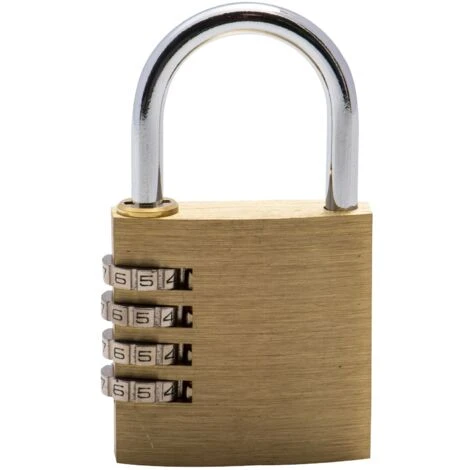 Cadenas à Chiffres En Laiton 40 Mm 5 Cadenas à Chiffres En Laiton 40 Mm – Image 5