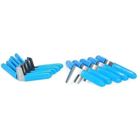10 Pcs Padlock Shim Mediator Lock Set Pick Pick Opener Practical Accessories Locksmith Tools Home (Blue) 3 10 Pcs Padlock Shim Mediator Lock Set Pick Pick Opener Practical Accessories Locksmith Tools Home (Blue) – Image 3
