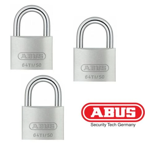 Cadenas Abus 64 Titalium 40 TRIPLES Spécial Extérieur 2 Cadenas Abus 64 Titalium 40 TRIPLES Spécial Extérieur – Image 2