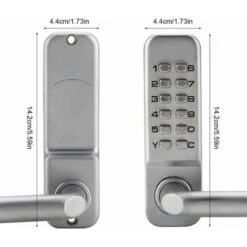 Serrure à Code Mécanique étanche, Sécurité à Combinaison De 1 à 11 Chiffres, Serrure à Code Par Mot De Passe, Serrure à Combinaison Mécanique Sans Clé Pour Portes De Bureau En Bois Cisea -Optimal Serrures Magasin 72743182 4