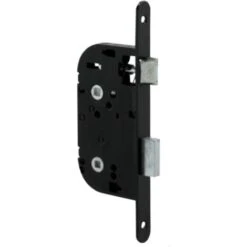 Serrure De Porte Noire à Encastrer Bouton Axe 40 Mm à Condamnation Reversible 4 Serrure De Porte Noire à Encastrer Bouton Axe 40 Mm à Condamnation Reversible -Optimal Serrures Magasin 73625671 2