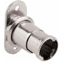 Serrure Droite à Baïonnette 18mm Sans Barillet Comprenant 1 Serrure 1 Rosace Meuble Placard Armoire Tiroir Porte Portail Boîte Aux Lettres Verrou