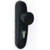 Poignee Exterieure Bouton Fixe Reversible Pour Antipanique JPM Couleur - Noir