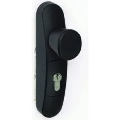 Poignee Exterieure Bouton Fixe Reversible Pour Antipanique JPM Couleur - Noir