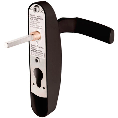 Poignee Exterieure Bequille Reversible Debrayable Pour Antipanique JPM Couleur - Noir 2 Poignee Exterieure Bequille Reversible Debrayable Pour Antipanique JPM Couleur - Noir – Image 2
