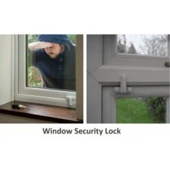 4 Serrure De Fenêtre-Alliage De Zinc-4PCS Blanc Verrou De Porte-Sécurité Domestique Pour Divers Porte Fenêtre- Sécurité De Maison La UPVC/PVC/ LionKnight -Optimal Serrures Magasin 75169782 5