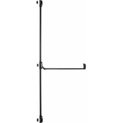 Serrure Anti-panique Idéa Barre 3 Points Latéraux Noir - Iséo