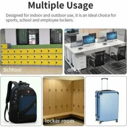 Cadenas à Combinaison De 4 Chiffres 4 Pack Cadenas à Code Rrure à Combinaison Robuste Pour Familles Ecoles Entreprises Casiers à Bagages Et Boîte à Outils -Optimal Serrures Magasin 75574638 5