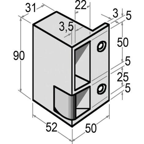 Gâche électrique Pour Serrure Horizontale Droite - Noir - Tension 12 V - Beugnot 2 Gâche électrique Pour Serrure Horizontale Droite - Noir - Tension 12 V - Beugnot – Image 2