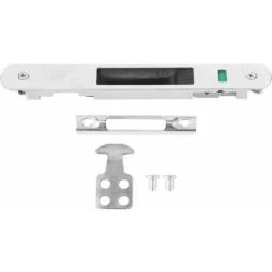 Serrure De Porte Coulissante - Garnitures De Quincaillerie De Verrouillage Simple De Fenêtre De Porte Coulissante En Acier Inoxydable De Ménage -Optimal Serrures Magasin 78386270 4