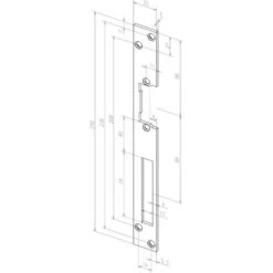 Têtière Plate 250 Mm HZ - EFF - 602102