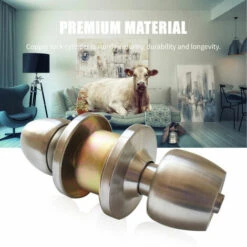 Serrure De Poignée De Porte Avec 3 Clés Poignée De Style Boule Ronde Intimité Chambre Salle De Bain Poignée Serrure En Acier Inoxydable Poli Ensemble De Bouton De Porte 9 Serrure De Poignée De Porte Avec 3 Clés Poignée De Style Boule Ronde Intimité Chambre Salle De Bain Poignée Serrure En Acier Inoxydable Poli Ensemble De Bouton De Porte -Optimal Serrures Magasin 80334872 5