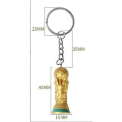 Déstockage 2022 Qatar Coupe Du Monde Porte-clés 1 Pièces Métal Football Trophée Porte-clés Football Porte-clés Coupe Du Monde Trophée Porte-clés Sport Souvenir Cadeaux École Carnaval Récompense Franc -Optimal Serrures Magasin 80711207 2