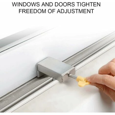 Fermeture Baie Coulissante,2 PCS Serrure Fenêtre Coulissante Anti-dérapant Alliage Aluminium Serrure De Fenetre De Sécurité Avec Clé Bloque Porte Coulissante Verrou Coulissante Pour Enfants 3 Fermeture Baie Coulissante,2 PCS Serrure Fenêtre Coulissante Anti-dérapant Alliage Aluminium Serrure De Fenetre De Sécurité Avec Clé Bloque Porte Coulissante Verrou Coulissante Pour Enfants – Image 3