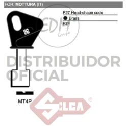 Clé Frontale Mt4p Mottura