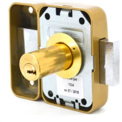 Verrou De Porte à Bouton Haute Sécurité 45 Mm Carte De Propriété Et Clés Réversibles 6 Verrou De Porte à Bouton Haute Sécurité 45 Mm Carte De Propriété Et Clés Réversibles -Optimal Serrures Magasin 82430782 3