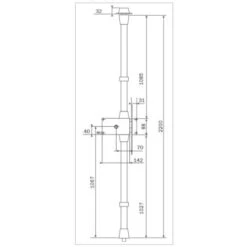 Mécanisme CAVITH 4541 A2P3 Horizontal Tirage Droit Coloris Or - ISEO - 9704HTCA01.5 -Optimal Serrures Magasin 82863178 2