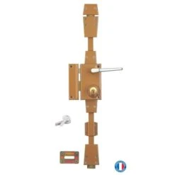 Serrurerie De Picardie - Serrure En Applique à Cylindre à Fouillot Pour Porte D'entrée, 3 Pts, Gauche, Bronze, 4 Clés -Optimal Serrures Magasin 83680159 3