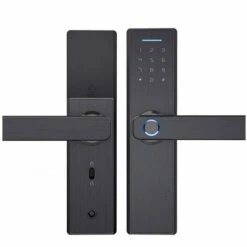 Serrure De Porte électronique WiFi APP Mot De Passe Serrures De Porte Biométriques Intelligentes à Empreintes Digitales Serrure De Porte D'htel à Domicile Sans Clé Numérique