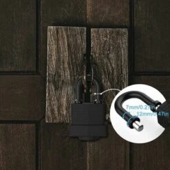 Cadenas étanche, [2 Pièces] Cadenas à Clé Avec Protection Thermoplastique, Cadenas Lourd En Acier Laminé Extérieur Résistant Aux Intempéries, 4 Clé, Pour Casier/Gym/école/Garage/Clôture -Optimal Serrures Magasin 85786734 4