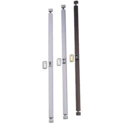 Serrure En Applique 2 Points Styl Barr CAVERS ISEO Pour Cylindre Profilé - L 2.30 M Or - 40002305