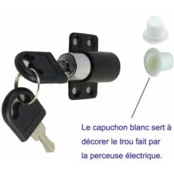 Lot De 4 Verrou De Sécurité Porte Fenêtre Avec Clé, Sécurité Fenêtre Enfant, Verrou Porte Coulissante Placard Patio Bolt Anti-vol Limite Restricteur Serrures Pour Bebe, Noir -Optimal Serrures Magasin 87189005 3