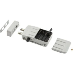 ARREGUI CI10 Verrou électronique, Serrure Invisible, 4 Télécommandes, Argent -Optimal Serrures Magasin 87945286 4