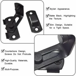 Loquet De Porte ¨ 90 Degr¨s Serrure De Porte Coulissante Boucles De Loquet De Porte Coulissante ¨angle Droit Serrures Et Loquets De Porte De Grange Le Noir 7 Loquet De Porte ¨ 90 Degr¨s Serrure De Porte Coulissante Boucles De Loquet De Porte Coulissante ¨angle Droit Serrures Et Loquets De Porte De Grange Le Noir -Optimal Serrures Magasin 87952456 3