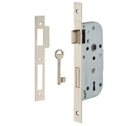 THIRARD - Serrure Encastrable à Clé Pour Porte De Chambre, 1/2 Tour, Axe 40mm, Bouts Carrés, 1 Clé