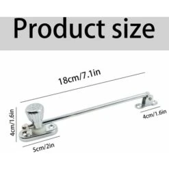 Entrebâilleurs Fenêtre Restricteur Verrou Sécurité - Réglable Ouverture, En Alliage De Zinc Et Acier, Pour Fenêtre Basculante/battante, Vers L'intérieur Ou L’extérieur, Pour Régler L'ouverture -Optimal Serrures Magasin 89066990 2