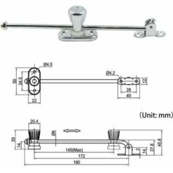 Entrebâilleurs Fenêtre Restricteur Verrou Sécurité - Réglable Ouverture, En Alliage De Zinc Et Acier, Pour Fenêtre Basculante/battante, Vers L'intérieur Ou L’extérieur, Pour Régler L'ouverture -Optimal Serrures Magasin 89066990 3