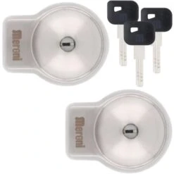 Lot De 2 Serrures Antivols/cadenas Fermeture Automatique Pour Véhicules Utilitaires MERONI UFO -Optimal Serrures Magasin 8948301 3