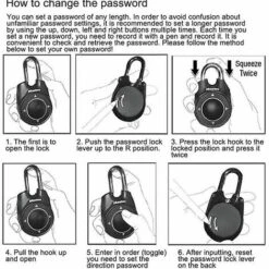 Smart Lock Cadenas Serrure à Combinaison Directionnelle Serrures à Bagages De Voyage Vintage Mail Box Gym Locker Smart Lock 5 Smart Lock Cadenas Serrure à Combinaison Directionnelle Serrures à Bagages De Voyage Vintage Mail Box Gym Locker Smart Lock -Optimal Serrures Magasin 90532771 3