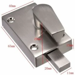 Targette Toilette Pour Porte De Toilette Voyant 6 Targette Toilette Pour Porte De Toilette Voyant -Optimal Serrures Magasin 91799849 3