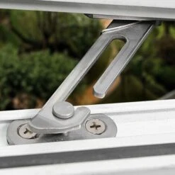 Limiteur De Fenêtre à Battants, Butée De Fenêtre Robuste Et Durable De 2,5 Mm D'épaisseur Pour Un Espacement De Châssis De Fenêtre De 14 à 17 Mm 7 Limiteur De Fenêtre à Battants, Butée De Fenêtre Robuste Et Durable De 2,5 Mm D'épaisseur Pour Un Espacement De Châssis De Fenêtre De 14 à 17 Mm -Optimal Serrures Magasin 92680349 3