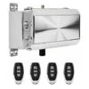 Serrure De Porte Électrique, Serrure De Télécommande Intelligente Serrure Antivol Mécanique Serrure De Porte Sécurité Antivol Forte Avec Quatre Télécommandes Portesécurité à Domicile Serrure Porte