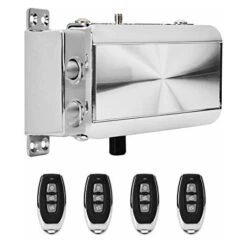 Serrure De Porte Électrique, Serrure De Télécommande Intelligente Serrure Antivol Mécanique Serrure De Porte Sécurité Antivol Forte Avec Quatre Télécommandes Portesécurité à Domicile Serrure Porte