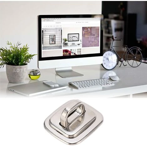 Plaque De Base D'ancrage De Sécurité, En Alliage De Zinc, Antivol, Base D'ancrage De Sécurité, Serrure D'ordinateur, Plaque Fixe, Support De Bureau, Accessoire D'ancrage Pour Ordinateurs Portables, Ta 3 Plaque De Base D'ancrage De Sécurité, En Alliage De Zinc, Antivol, Base D'ancrage De Sécurité, Serrure D'ordinateur, Plaque Fixe, Support De Bureau, Accessoire D'ancrage Pour Ordinateurs Portables, Ta – Image 3