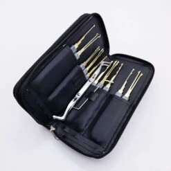 Kit De Crochetage Serrure, 24-Pièce Lock Picking Kit, Outils De D’entraînement Pour Serruriers Débutant Et Pro -Optimal Serrures Magasin 95475097 3