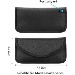 2X Sac Pour Signal RFID Gratuit Faraday RFID Anti-Theft Bag Pour Le Blocage Des Clés De Poche Pour Voiture, Faraday RFID Key Fob Bag - (Noir) 6 2X Sac Pour Signal RFID Gratuit Faraday RFID Anti-Theft Bag Pour Le Blocage Des Clés De Poche Pour Voiture, Faraday RFID Key Fob Bag - (Noir) -Optimal Serrures Magasin 95505644 2