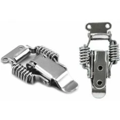 GP 4 Pièces Loquet De Serrage En Acier Inoxydable Loquet De Bote De Verrouillage Levier Fermeture Levier Moraillon De Porte Loquet Bascule Fermoir Ressort Loquet A Bascule -Optimal Serrures Magasin 96145241 3