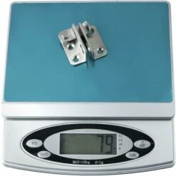 Porte-cadenas　verrouillage De Porte à Pêne Dormant, Minuscule Fermoir à Cadenas, Finition Brossée En Acier Inoxydable, EMS3001 -Optimal Serrures Magasin 96337586 3