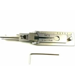 SC1 LiShi Tools 2 En 1 Outils De Crochetage De Serrure Pour Serrurier Professionnel SC1 LiShi Decord Et Pick Set -Optimal Serrures Magasin 96373308 3