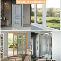 Verrouillage Sans Pêne Phosphorescent - Noir, 1 Jeu -Optimal Serrures Magasin 96444599 5