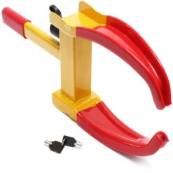Sabot De Voiture Bloque Roue Antivol Automobile Remorque Caravane Antidémarrage Collier De Serrage -Optimal Serrures Magasin 9724453 4