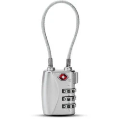 Serrures à Bagages , Cadenas De Sécurité à 3 Chiffres, Cadenas à Combinaison, Code De Verrouillage Pour Les Valises De Voyage Valise Sac De Bagages(argent)