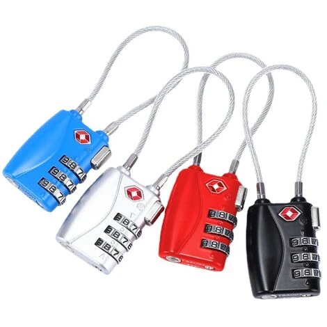 Serrures à Bagages , Cadenas De Sécurité à 3 Chiffres, Cadenas à Combinaison, Code De Verrouillage Pour Les Valises De Voyage Valise Sac De Bagages(argent) 4 Serrures à Bagages , Cadenas De Sécurité à 3 Chiffres, Cadenas à Combinaison, Code De Verrouillage Pour Les Valises De Voyage Valise Sac De Bagages(argent) – Image 4
