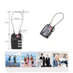 Serrures à Bagages , Cadenas De Sécurité à 3 Chiffres, Cadenas à Combinaison, Code De Verrouillage Pour Les Valises De Voyage Valise Sac De Bagages(argent) 9 Serrures à Bagages , Cadenas De Sécurité à 3 Chiffres, Cadenas à Combinaison, Code De Verrouillage Pour Les Valises De Voyage Valise Sac De Bagages(argent) -Optimal Serrures Magasin 97248294 5